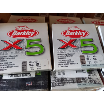 Berkley X5 Gevlochten lijnen (150m)