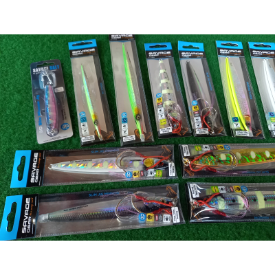 Setje JIGS....alles van Savage Gear (40 t/m 120 gram) Setje JIGS....alles van Savage Gear (40 t/m 120 gram)