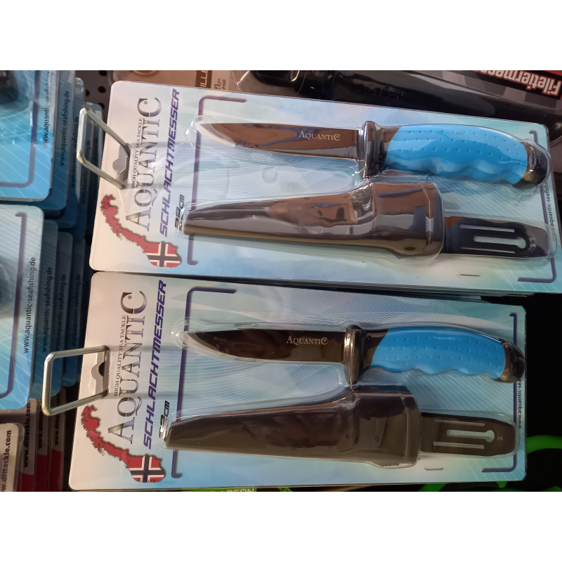 Aquantic Slachtmessen (22cm) met schede.