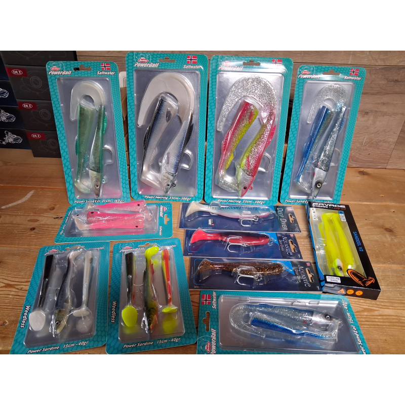 Shad pakket "Norway" Heilbot/Kabeljauw/Pollak...