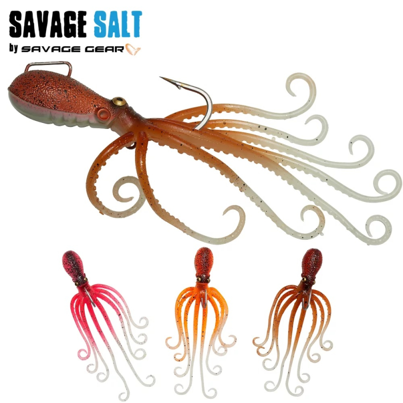 3D Octopus (Savage Salt) in 120 en 185 gram