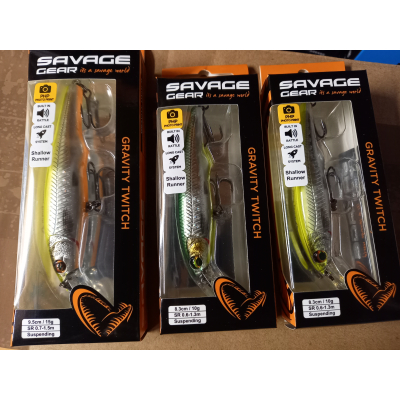 Gravity Twitch (Savage Gear) Twitchbaits..