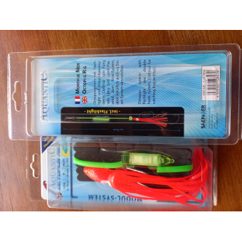 Flashbait Octopus Rig (2x #12/0 haak) Flashbait Octopus Rig (2x #12/0 haak)