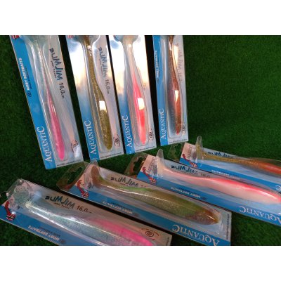 (Moby) Aquantic Slim Jim Shad 16cm...Noorwegen kleuren!