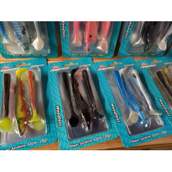 Berkley Power Sardine pakket...57% korting...(Zeebaars/Pollak/Snoek)