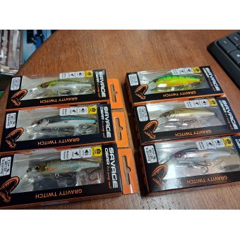 Gravity Twitch pluggen (Twitchbaits) Savage Gear...67mm/8gram