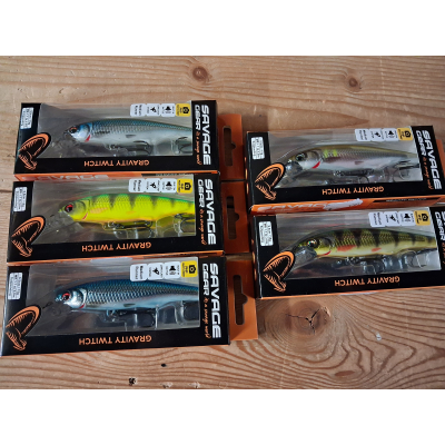 Gravity Twitch pluggen (Twitchbaits) Savage Gear 95mm/15g